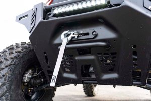 Polaris Ranger XP 1000 EPS Premium Winch Mount - Rough Country - RS6500S - Black - 2019